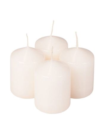 Adventi gyertya készlet- 5.5 x 4cm - Lakk ekrü