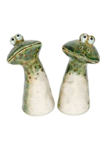 Béka álló kerámia 4x3-2x7-9 cm zöld 2 féle DD67330