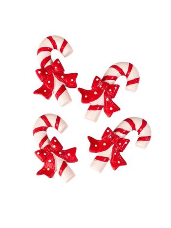 Cukorbot dísz szett- polirezin- 5 x 4cm- kreatív felhasználásra