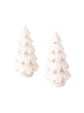 Fenyőfa dísz szett- polirezin- 5 x 2cm- kreatív felhasználásra