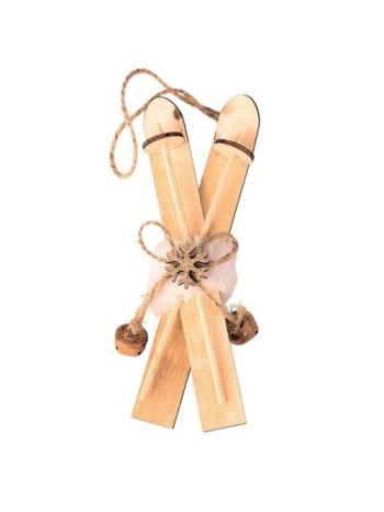 Síléc dísz- fa- 14-5 x 5cm - natúr