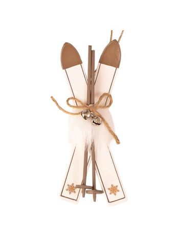 Síléc dísz- fa- 14.5 x 5.5 x 2.5cm - Fehér