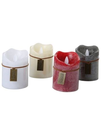 LED-es gyertya időzítő funkcióval 8x10 piros D1863000R