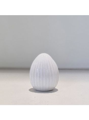 Kerámia tojás fehér 8,5 cm D4174