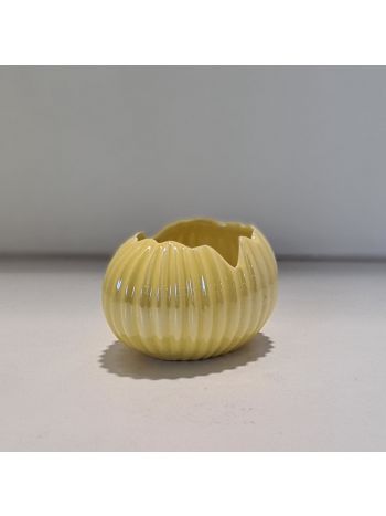 Kerámia tojás sárga kaspó D4267