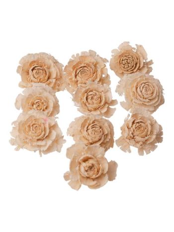 Cédrus rózsa 3-5cm 10db/csom - Fehérített