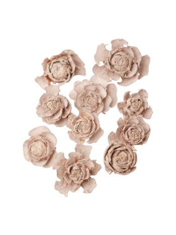 Cédrus rózsa 3-5cm 10db/csom - Fehér tea