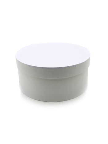 PAPÍRDOBOZ KEREK  6/240 10x5-5 cm FEHÉR