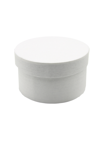 PAPÍRDOBOZ KEREK 6/240 10x5-5 cm FEHÉR