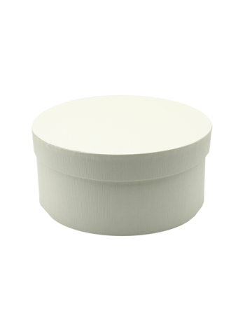 PAPÍRDOBOZ KEREK 1/30 22x10 cm KRÉM