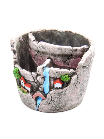 KASPÓ VÍZESÉS MINTÁVAL 2/16 17X16X12 cm ES05563