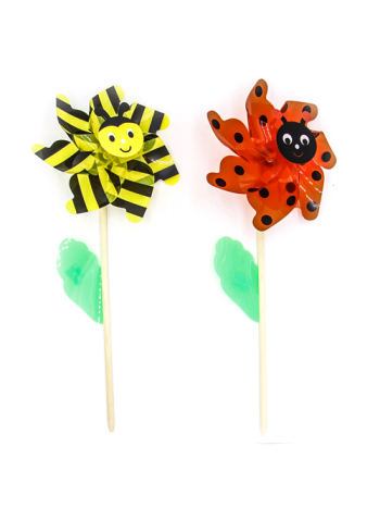 SZÉLFORGÓ 1/100 MÉHECSKE-KATICA 20x50 cm