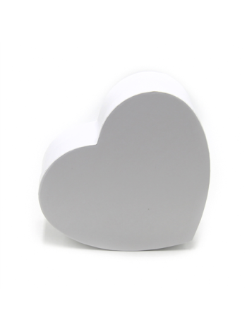 PAPÍRDOBOZ SZÍV 1/36 22-5x20x9-5 cm FEHÉR