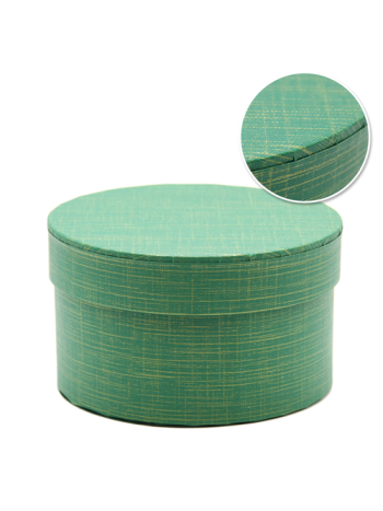 PAPÍRDOBOZ KEREK 4/96 14x8 cm ZÖLD