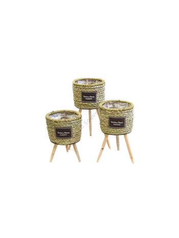 VIRÁGTARTÓ 3 DB 1/6 24x35; 24x43; 24x55 cm ES07303