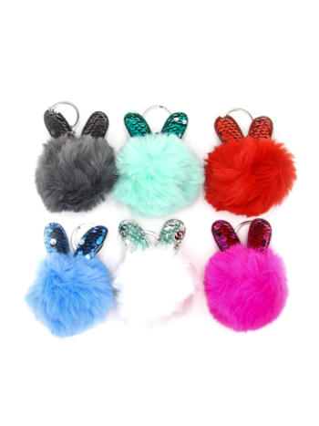 KULCSTARTÓ NYUSZIFÜL 12/600 12 cm 6 SZÍNBEN ES07496