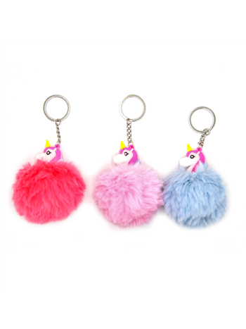 KULCSTARTÓ UNIKORNIS 12/600 12 cm 3 SZÍNBEN ES07498