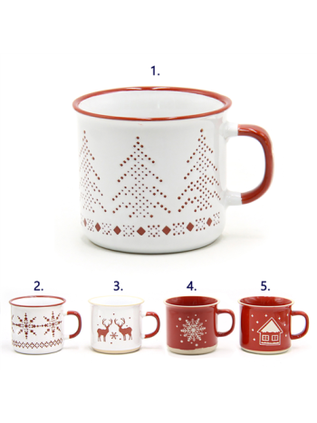 BÖGRE KARÁCSONYI 12/72 9x8 cm 5 FÉLE