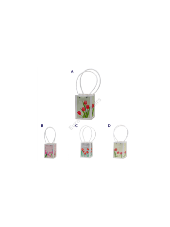 VIRÁGTASAK TULIPÁNOS 5/500 16x11-5x11 cm 4 FÉLE
