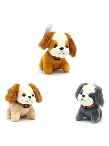 KUTYA PLÜSS 12/600 10x5 cm 3 SZÍNBEN