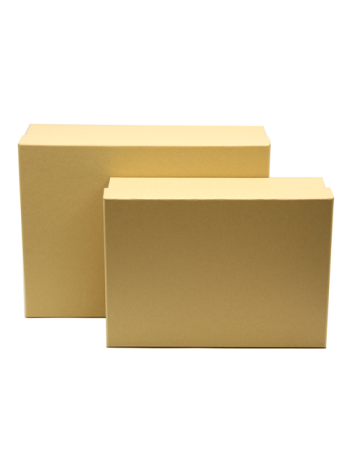 PAPÍRDOBOZ 2 DB 1/16 33-5x25x11-5 cm-29x21x9 cm NATÚR