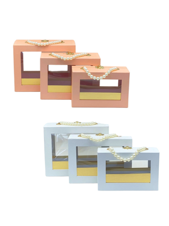 PAPÍRDOBOZ 3 DB 1/24 20x13x8-5; 22x16x10; 24x19x11-5 cm 2 SZÍNBEN