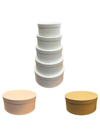 PAPÍRDOBOZ 5 DB 1/6 19x9;22x10;25x11;28x12;31x12-5 cm 3 SZÍNBEN
