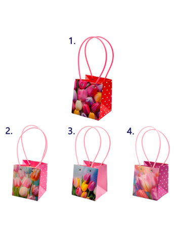 VIRÁGTASAK TULIPÁNOS 10/500 13x12x15 cm 4 FÉLE