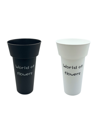 VÁZA MŰANYAG 1/20 35x20x12 cm 2 SZÍNBEN