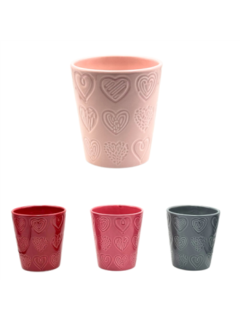 KASPÓ SZÍVES 6/48 12-5x13 cm 4 SZÍNBEN