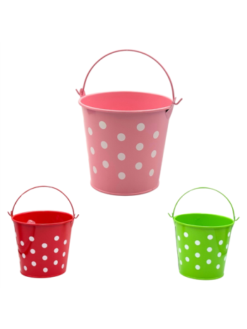 FÉM KASPÓ PÖTTYÖS 1/180 12x11 cm 3 SZÍNBEN