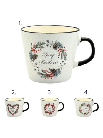 BÖGRE KARÁCSONYI 12/48 10x9x8 cm 4 FÉLE