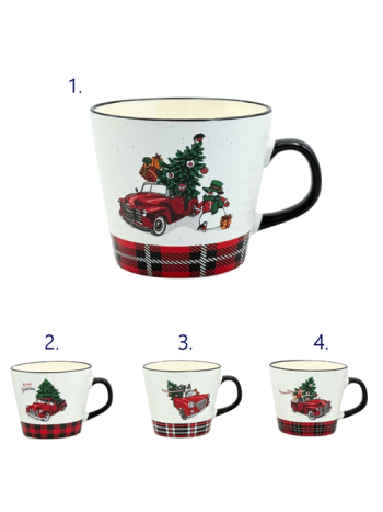 BÖGRE KARÁCSONYI 12/48 10x9x8 cm 4 FÉLE