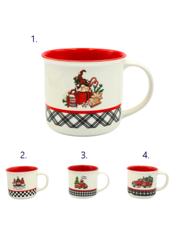 BÖGRE KARÁCSONYI 12/48 10x9x9 cm 4 FÉLE