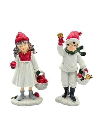 GYEREK FIGURA TÉLI 1/192 12x6-5 cm FIÚ-LÁNY