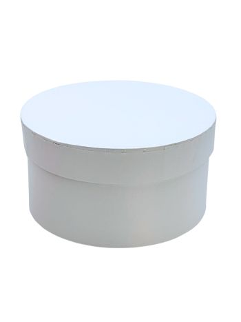 PAPÍRDOBOZ KEREK 4/64 17x9 cm FEHÉR
