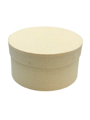 PAPÍRDOBOZ KEREK 4/64 17x9 cm KRÉM
