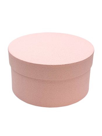 PAPÍRDOBOZ KEREK 4/64 17x9 cm RÓZSASZÍN