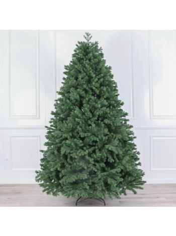 Fenyőfa talppal- 3D- 583 ággal műanyag 150 cm zöld (%)