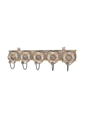 Fogas menőövvel fa 70x10-5x23cm natúr @