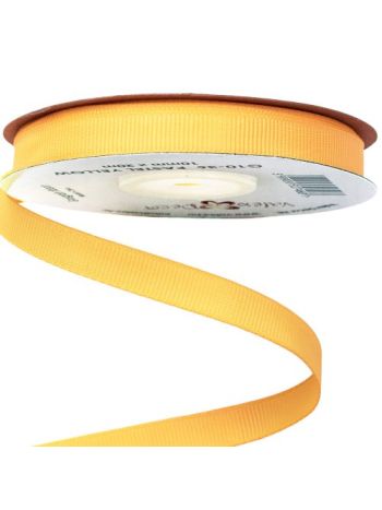 Ripsz szalag 10mm x 20m - Pasztell sárga