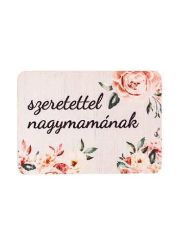 4db. szeretettel nagymamának feliratos dekor tábla 7 x 5cm