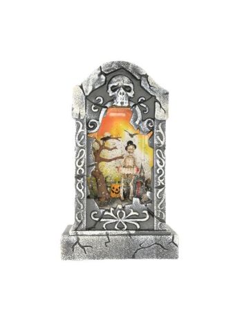 Halloween sírkő szürke