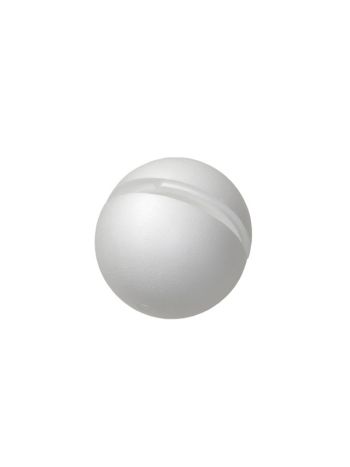 Gömb hungarocell üreges 38cm fehér 2 részes DD37641