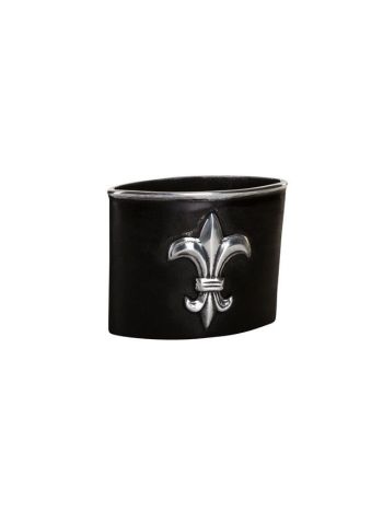 Kaspó ovális kerámia 19x8x15cm fekete-ezüst 8716109287335