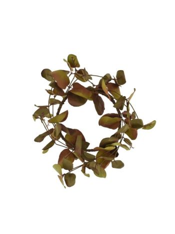 Koszorú leveles- 20 cm- barna- zöld- SSS