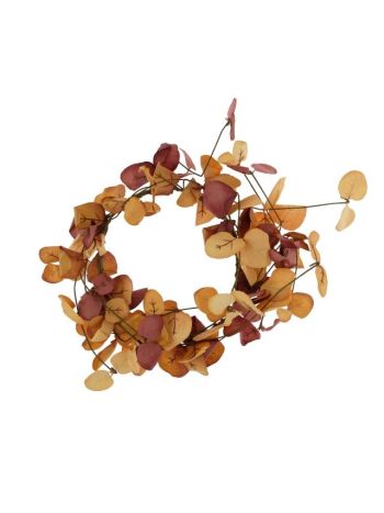 Koszorú leveles- 28 cm- narancssárga- SSS