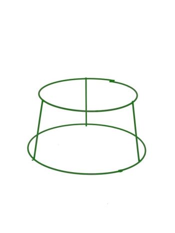 Koszorúalap fém 2/30 zöld S/10 2,16 kg