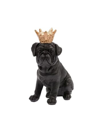 Kutya- poly- 16-1x8-3x21-6 cm- fekete- arany- SSS