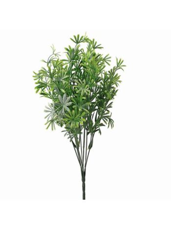 Dekor bokor- 7 ágú- 34cm magas - Világos zöld